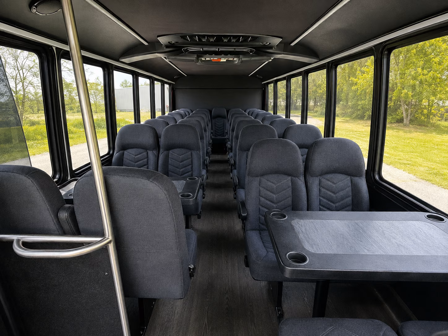 lorain 15 passenger minibus inside
