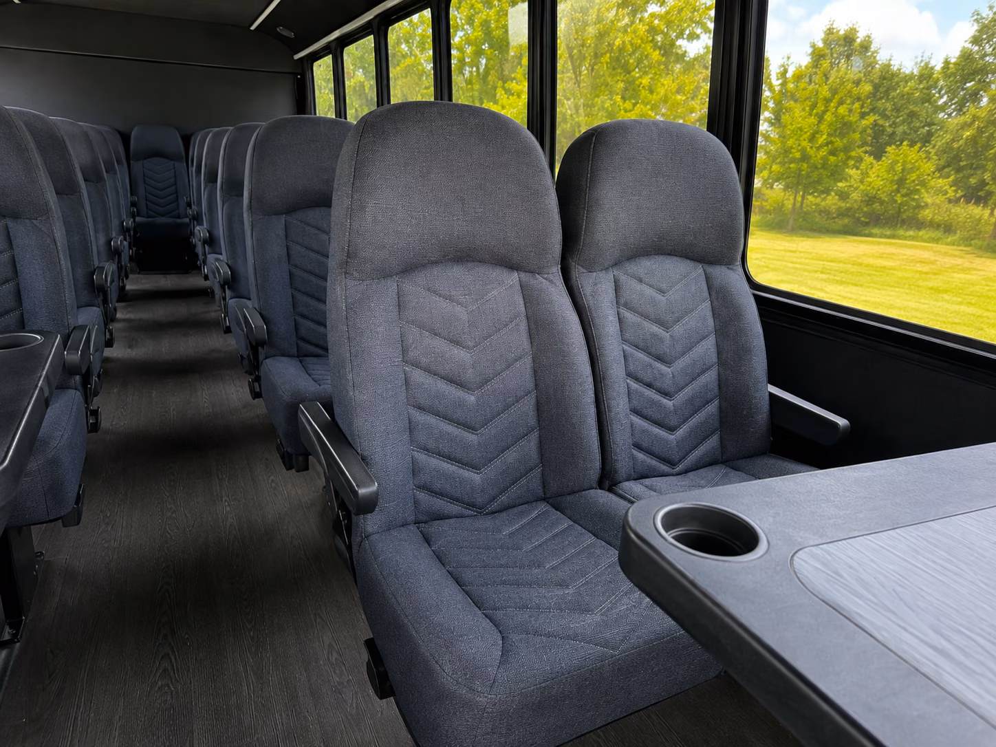 lorain 20 passenger minibus inside