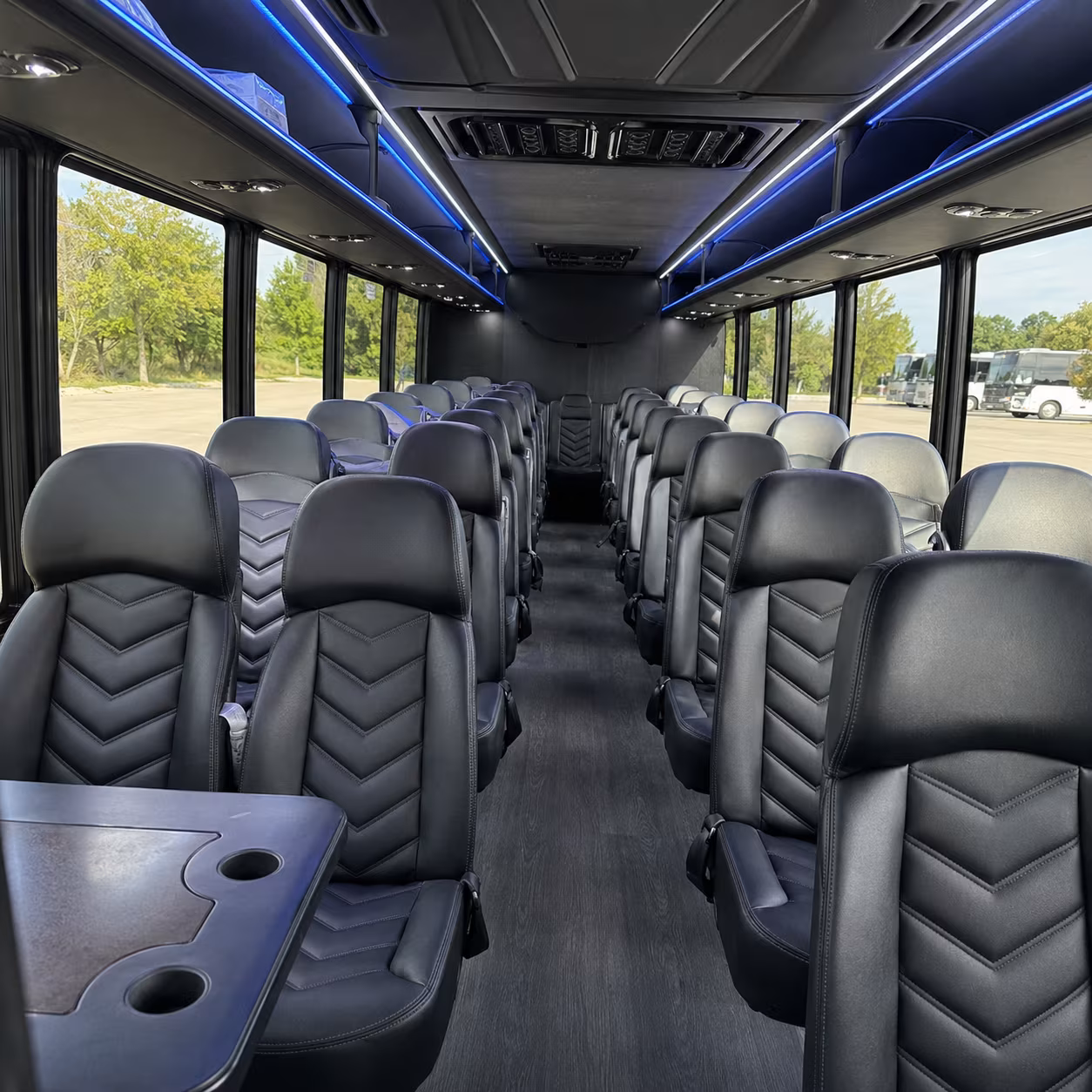 lorain 25 passenger minibus inside