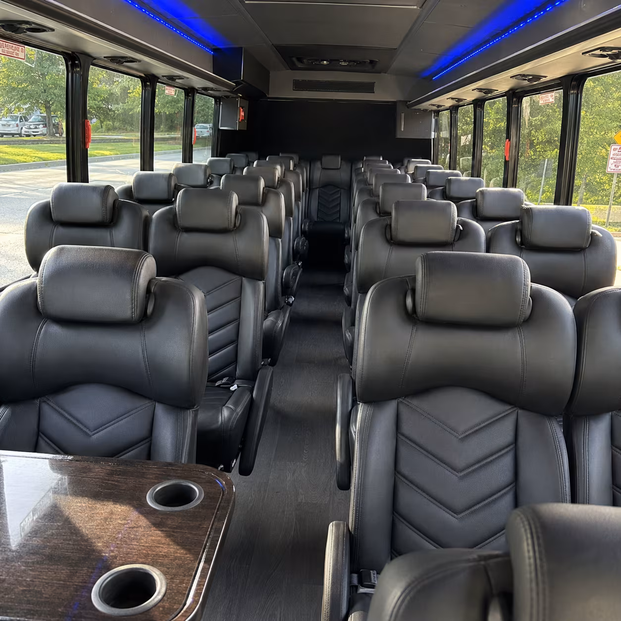 lorain 30 passenger minibus interior