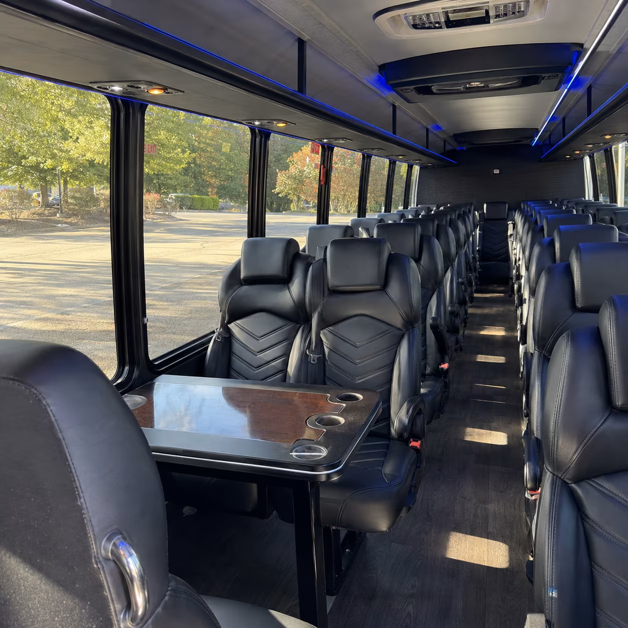 lorain 35 passenger minibus interior