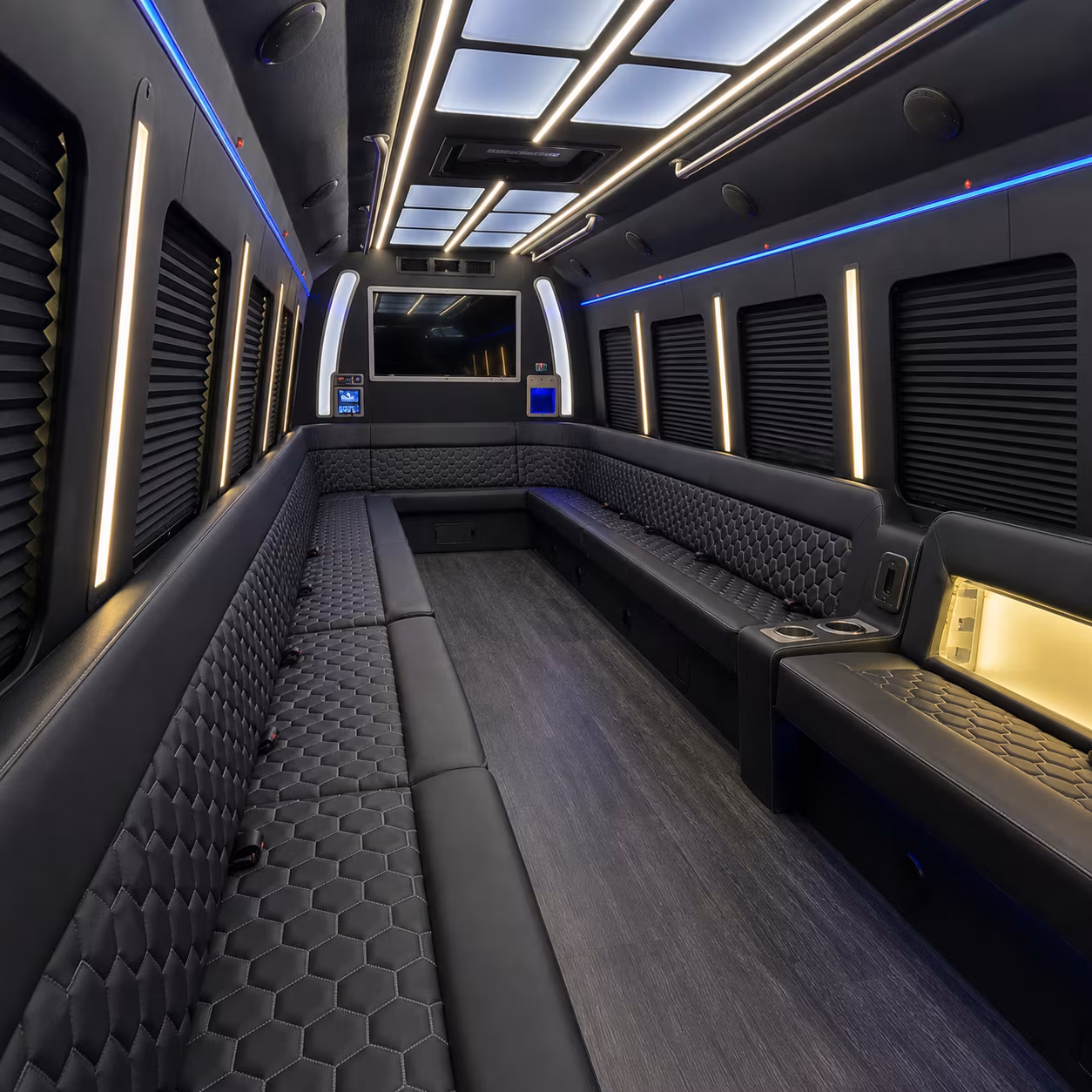 lorain party bus interior