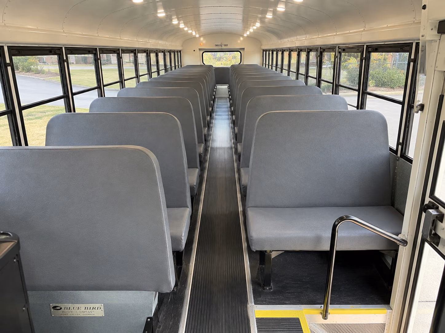 lorain school bus inside