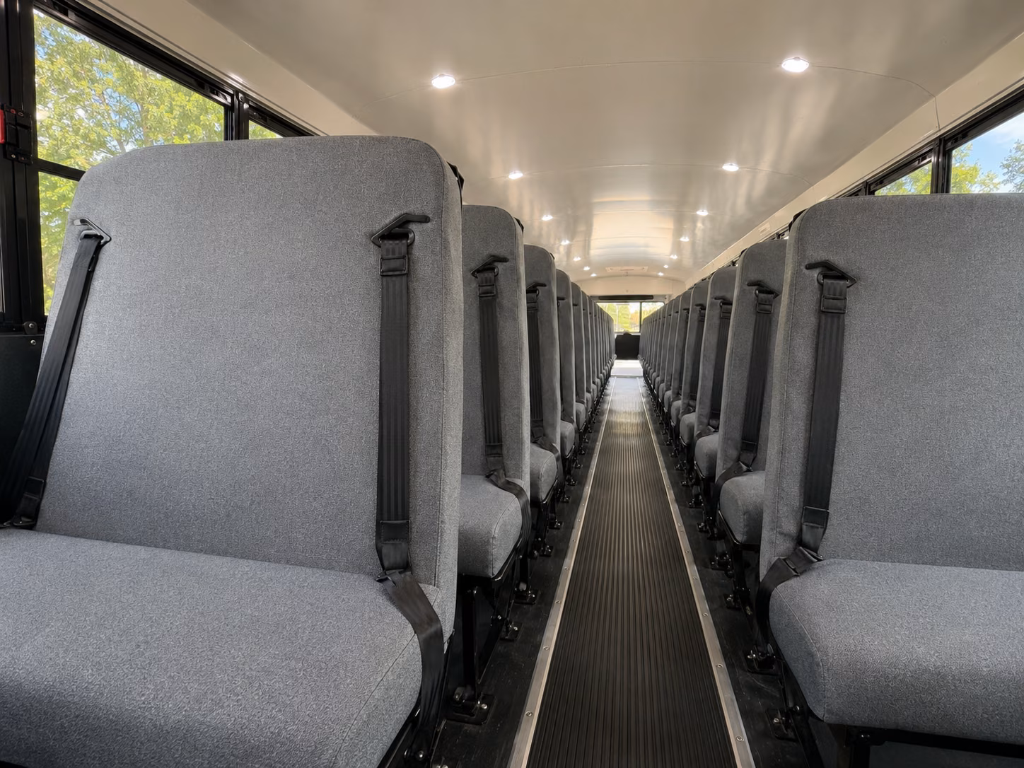 lorain school bus interior